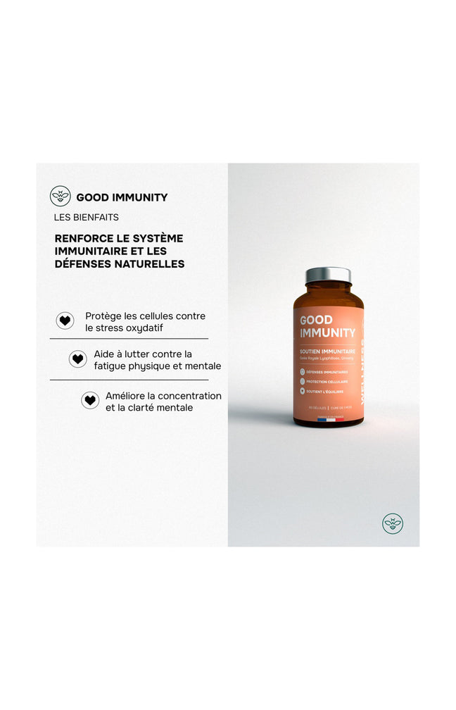 Cure défenses naturelles - Good Immunity - Gelée royale - 1 mois