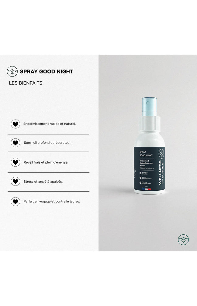 Spray buccal sommeil - Good Night - Mélatonine - 20 ml