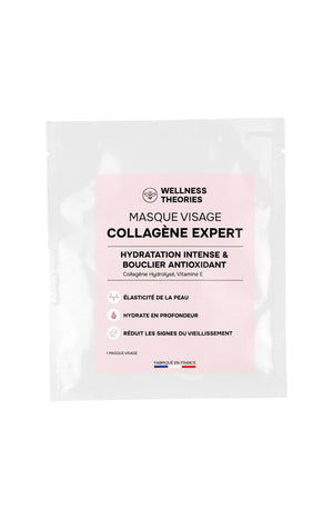 Masque tissu éclat & fermeté - Collagène marin & vitamine E - Visage