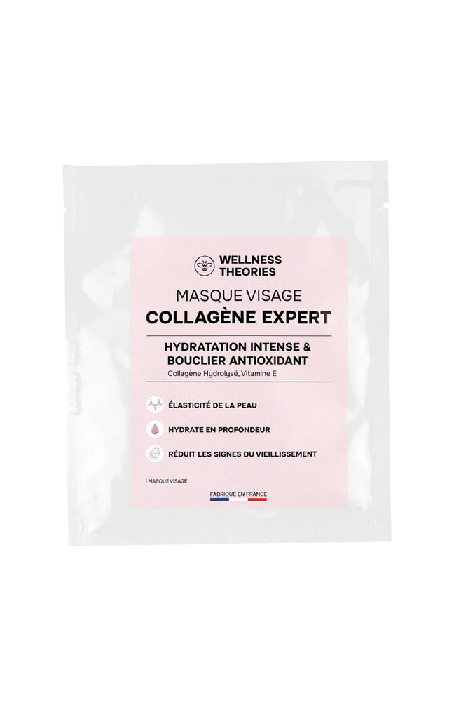 Masque tissu éclat & fermeté - Collagène marin & vitamine E - Visage