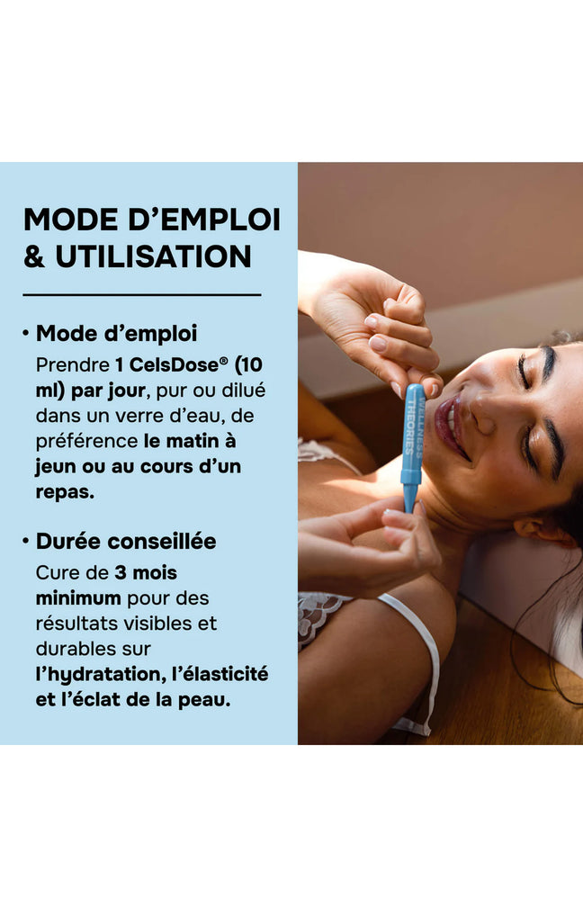 Cure beauté & anti-âge - Collagène marin & acide hyaluronique - Goût pêche - 1 mois