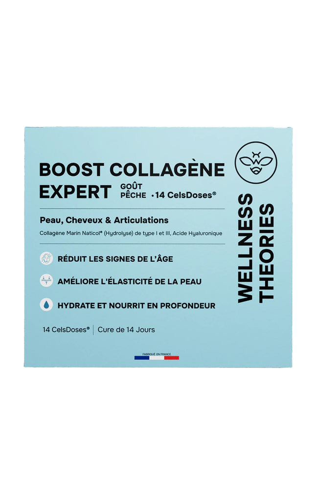 Cure beauté & anti-âge - Collagène marin & acide hyaluronique - Goût pêche - 1 mois