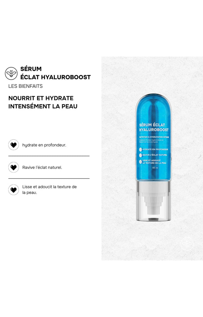 Sérum éclat - Acide hyaluronique - Visage - 30 ml