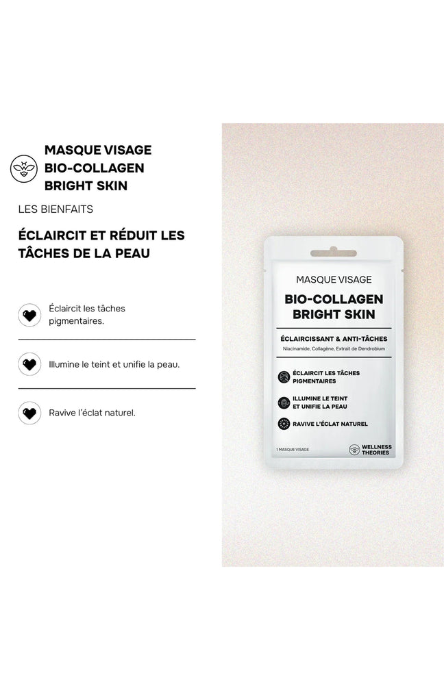 Masque tissu éclat - Niacinamide & collagène - Visage