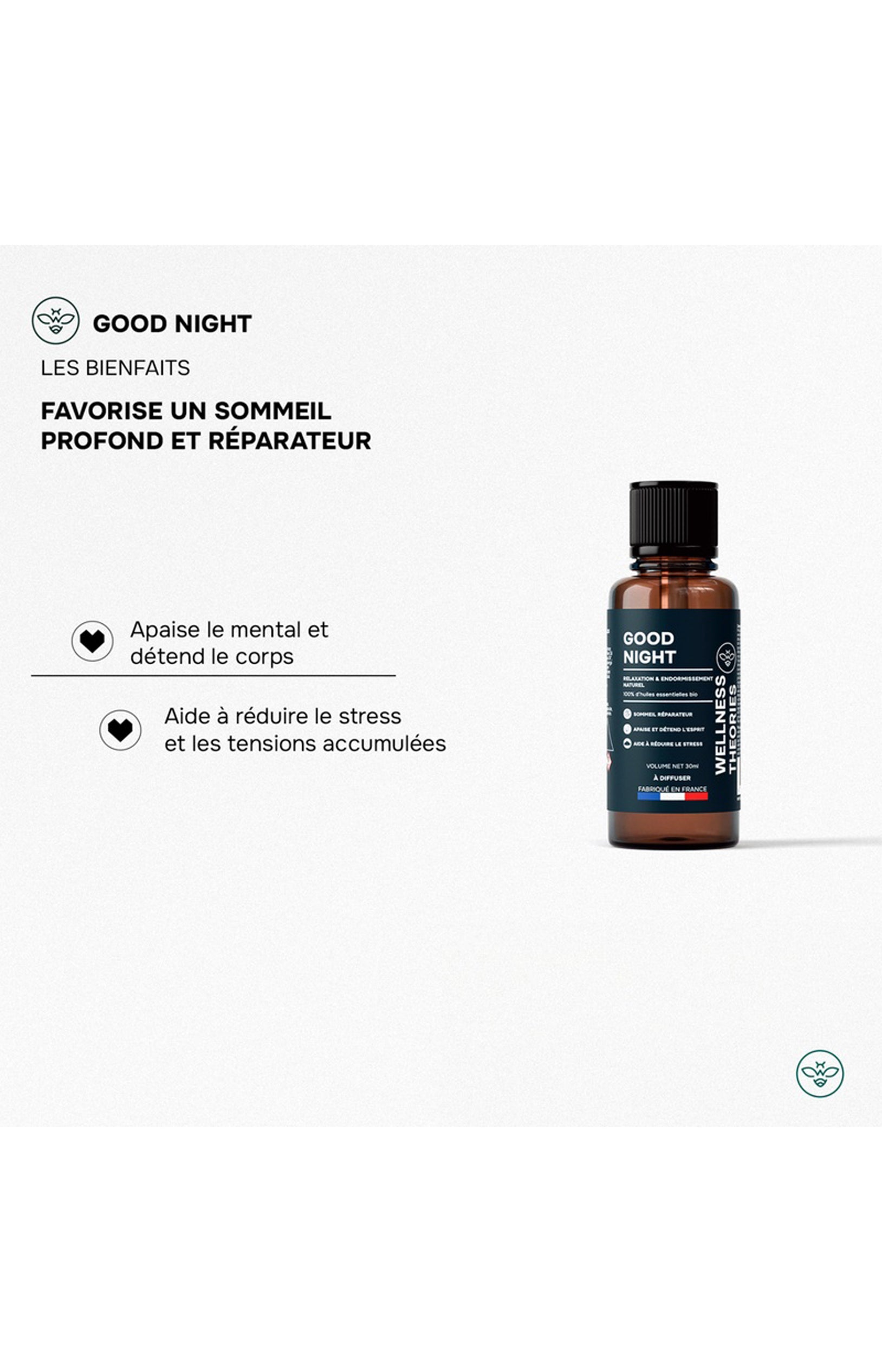 Huiles essentielles bio - Good Night - Sommeil & relaxation - 30 ml