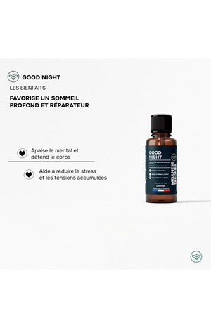 Huiles essentielles bio - Good Night - Sommeil & relaxation - 30 ml