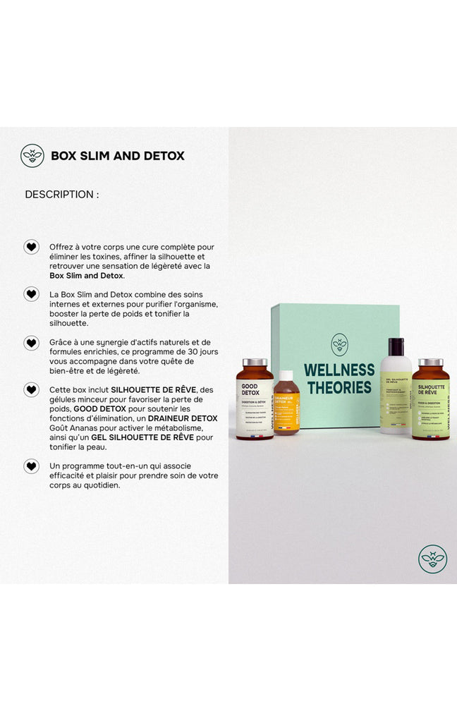 Box minceur & détox - Slim & Detox - 4 produits