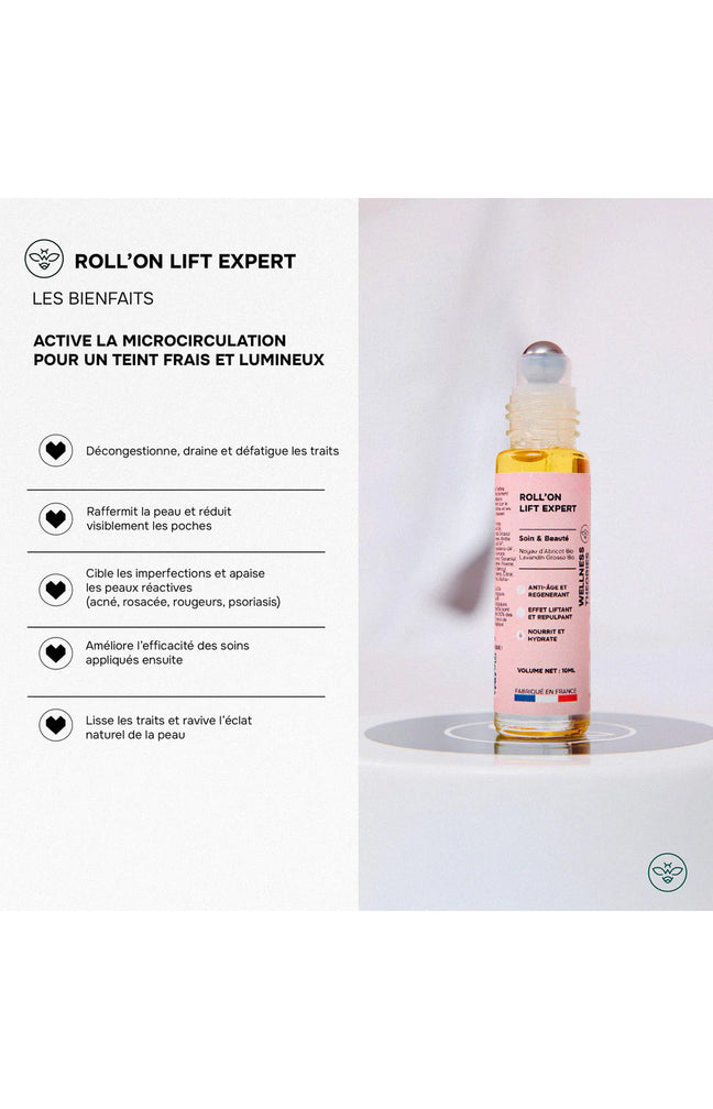 Soin liftant bio - Roll’on Lift Expert - Visage - 10 ml