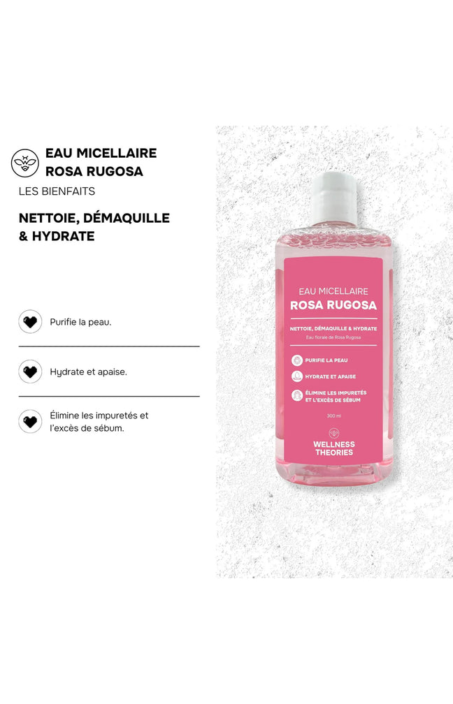 Eau micellaire - Rosa Rugosa - Visage & yeux - 300 ml