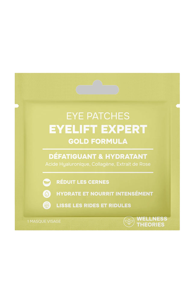 Patchs yeux défatiguant & hydratant - Eye Lift Expert - Acide hyaluronique & collagène - 1 paire
