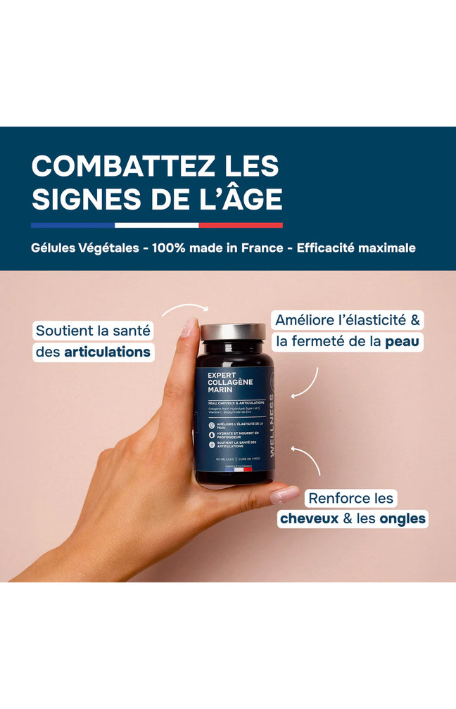 Cure anti-âge & articulation - Collagène marin type I & II - 1 mois