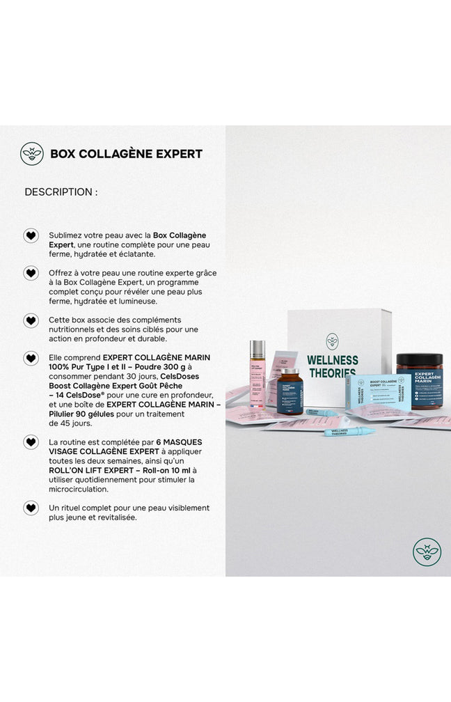 Box anti-âge & éclat - Collagène Expert - Visage - 3 produits