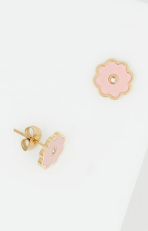 Boucles d’oreilles - Acier inoxydable - Doré & rose