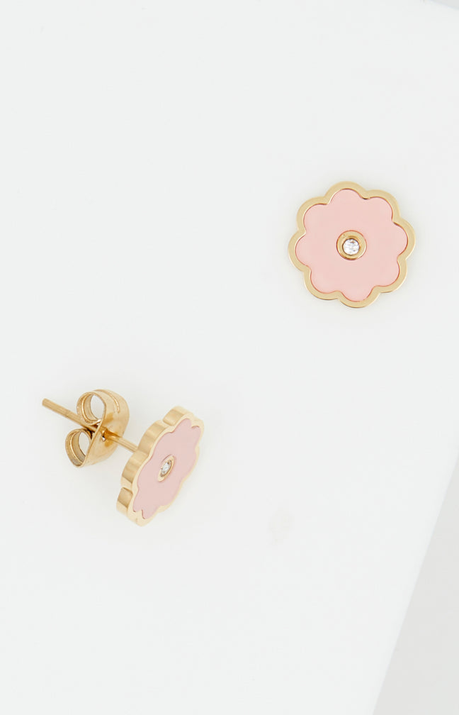 Boucles d’oreilles - Acier inoxydable - Doré & rose