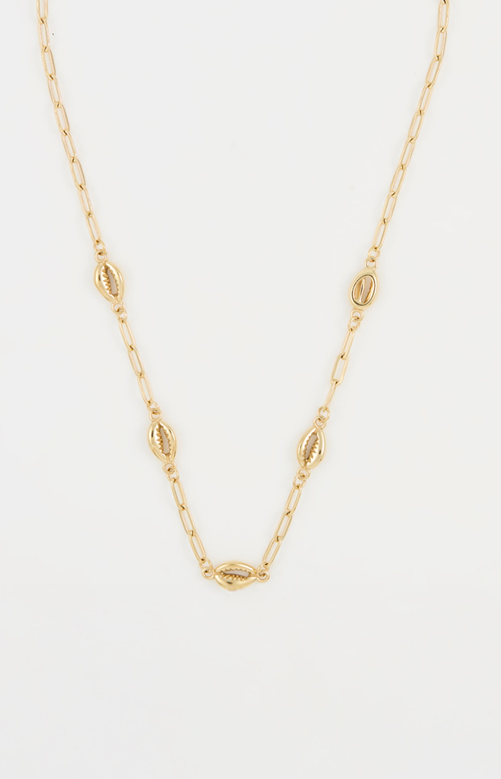 Collier chaîne fine - Sanae - Acier inoxydable - Doré