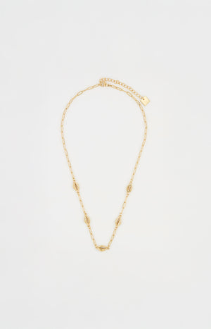Collier chaîne fine - Sanae - Acier inoxydable - Doré