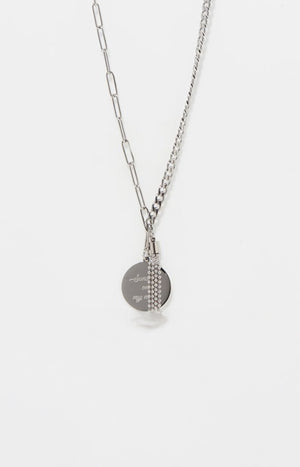 Collier fin multi-chaînes - Acier inoxydable - Argenté