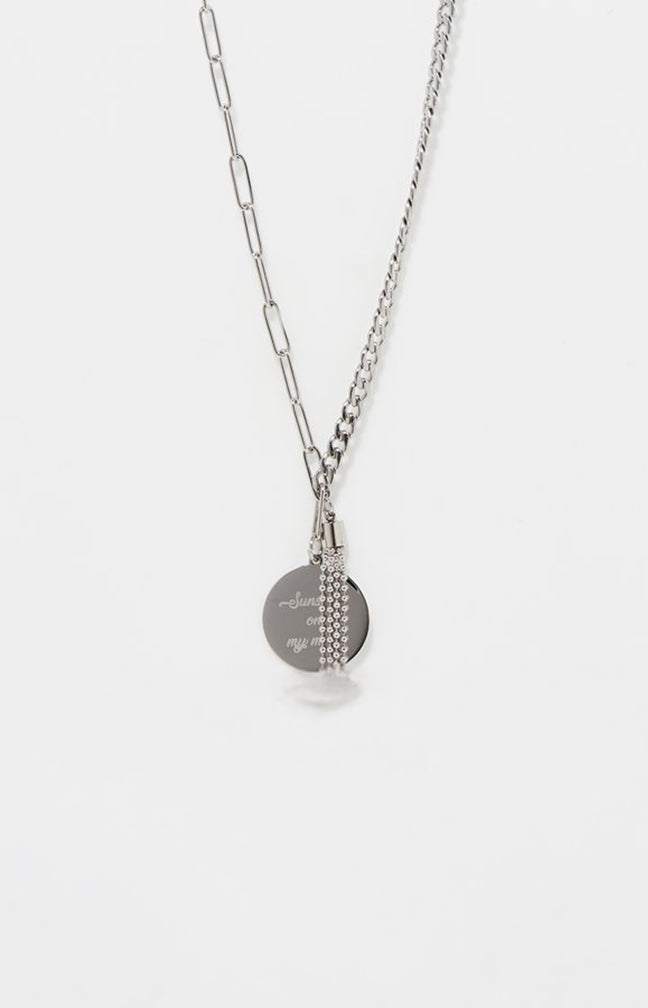 Collier fin multi-chaînes - Acier inoxydable - Argenté