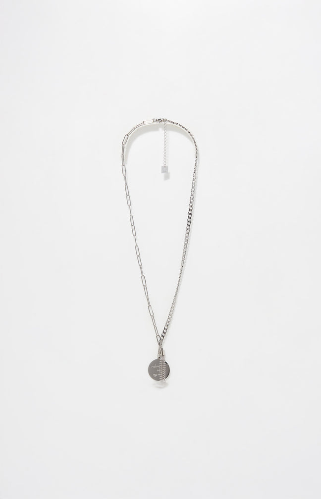 Collier fin multi-chaînes - Acier inoxydable - Argenté