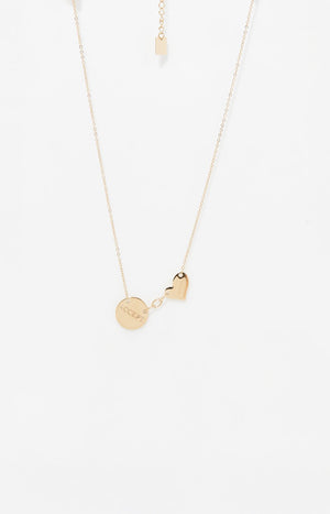 Collier - Acier inoxydable - Doré
