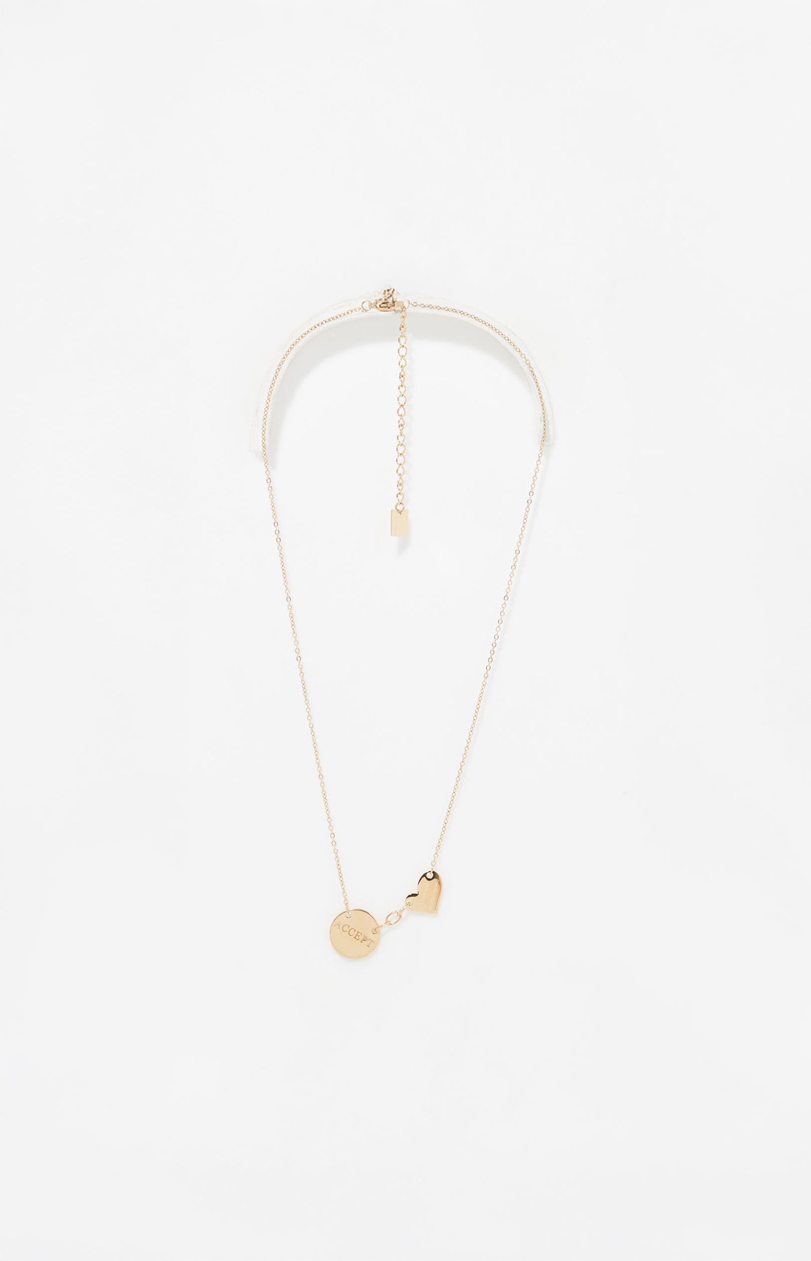 Collier - Acier inoxydable - Doré
