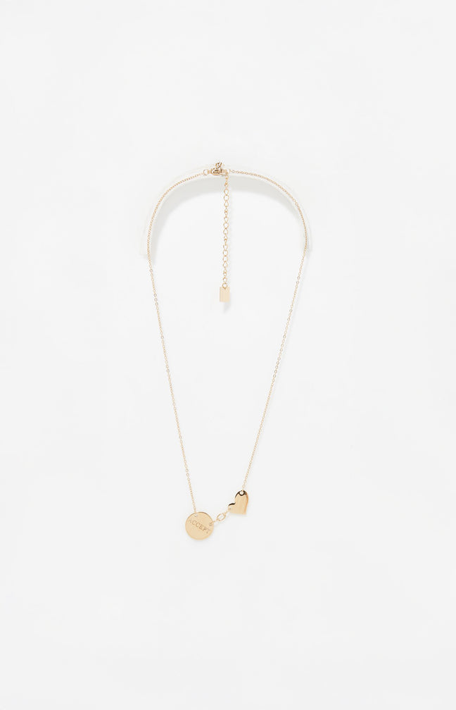 Collier - Acier inoxydable - Doré
