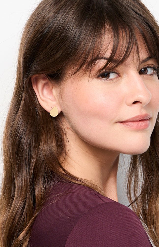 Boucles d’oreilles - Acier inoxydable - Doré