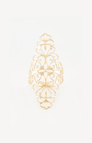 Bague ajustable - Acier inoxydable - Doré