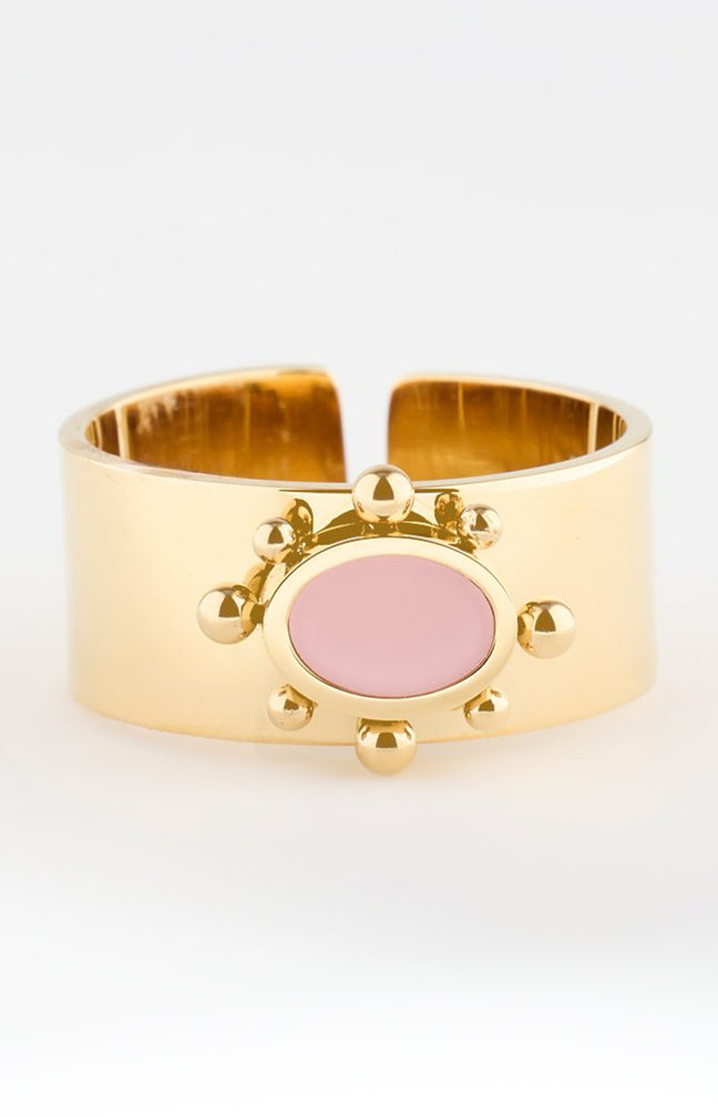 Bague ajustable - Acier inoxydable - Doré & rose