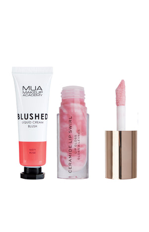 Blush crème & gloss - Misty Rose & Sweet Soft Pink