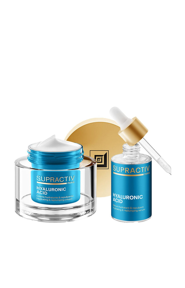 Crème & sérum hydratant et repulpant - Acide hyaluronique - Visage