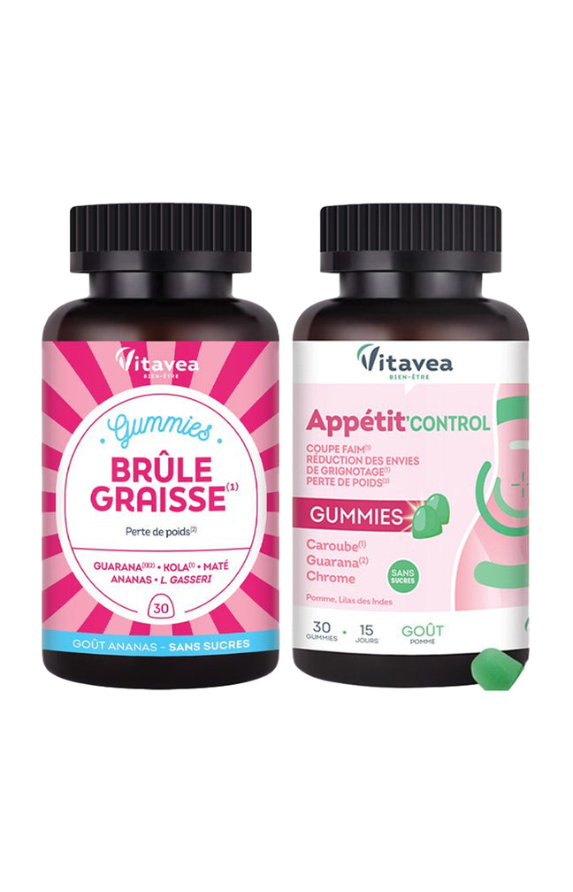 Gummies - Appétit'Control & brule graisse - 2 produits