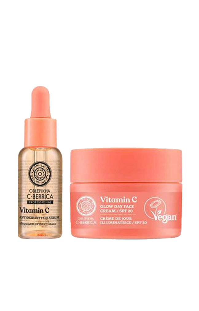 Sérum antioxydant & crème de jour illuminatrice - Vitamine C - Visage
