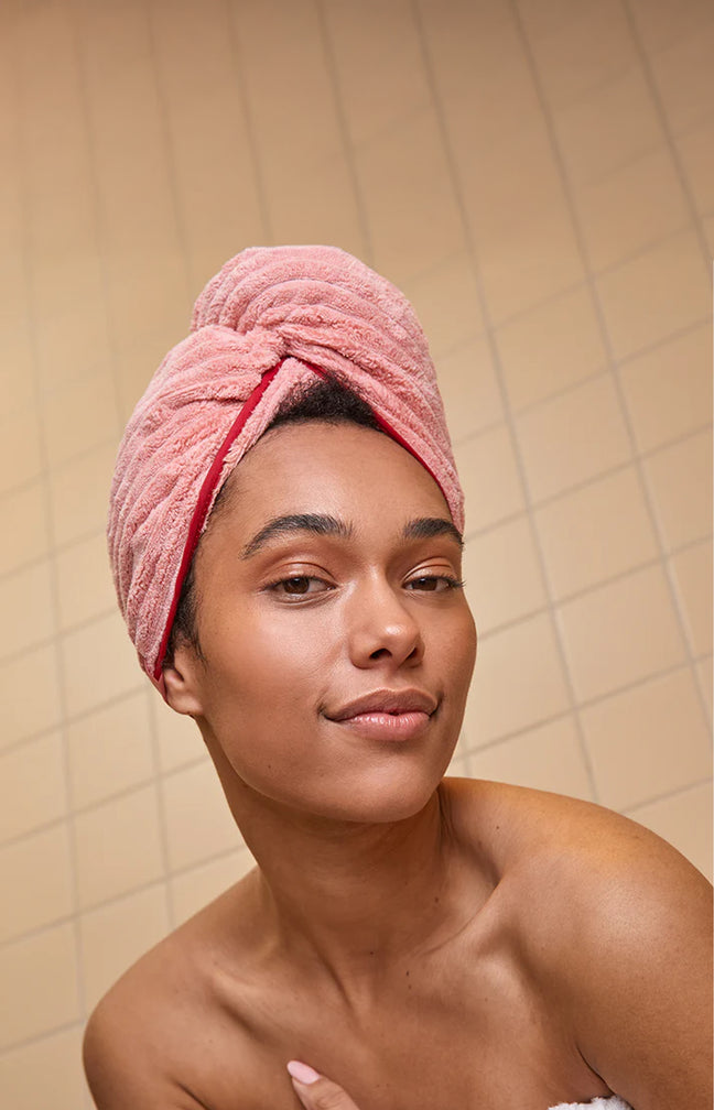 Serviette cheveux - Davines - Rose