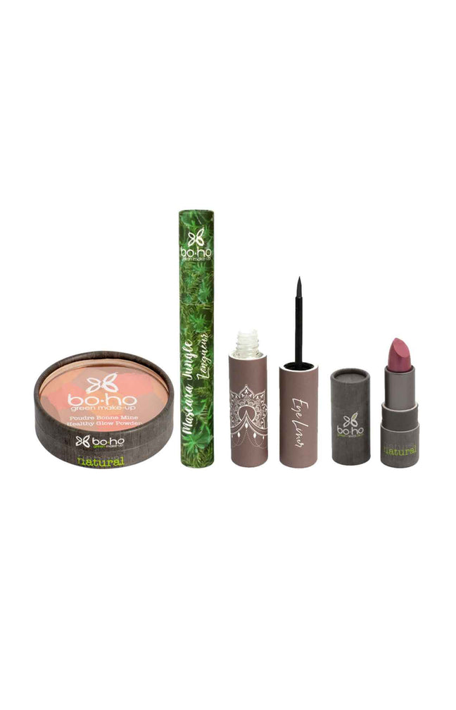 Routine bonne mine - Teint, yeux & lèvres - 4 produits