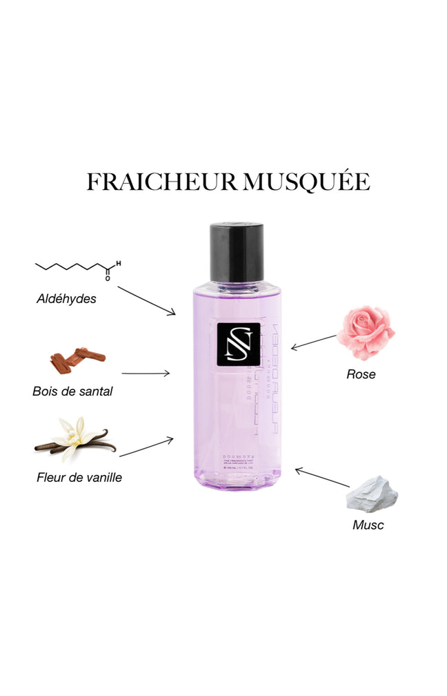 Brume parfumée - Fraîcheur musquée - Aldéhydes & rose