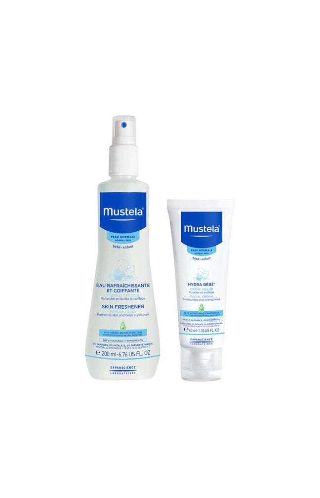 Eau rafraîchissante & crème visage hydratante - Bébé