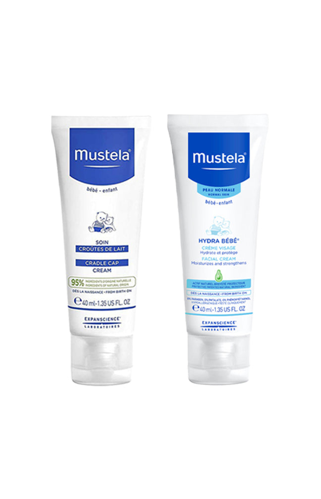 Soin croûtes de lait & crème hydratante visage  - Bébé - 2 x 40 ml