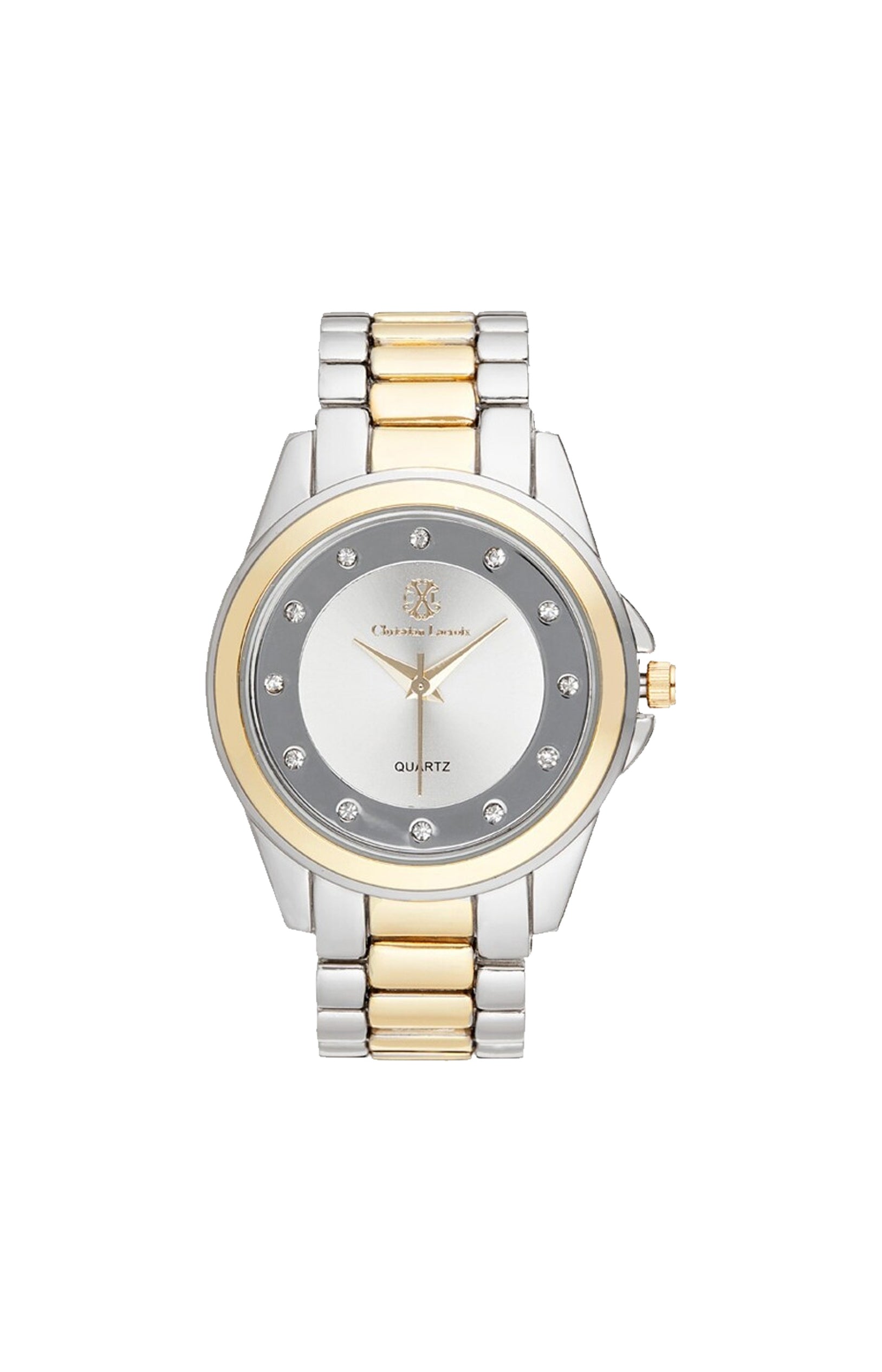 Montre à quartz - Alliage argenté & doré
