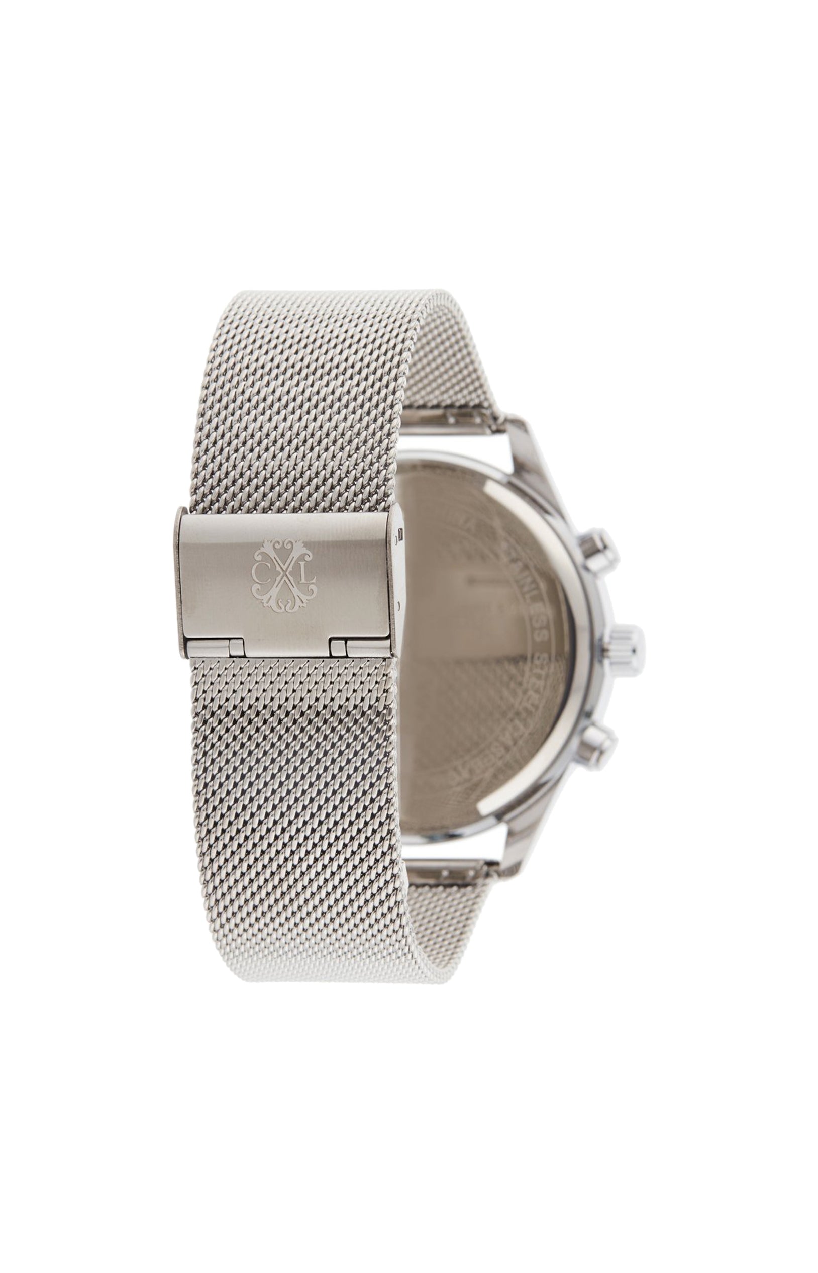 Montre à quartz - Alliage argenté & doré - Homme