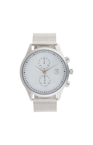 Montre à quartz - Alliage argenté & doré - Homme