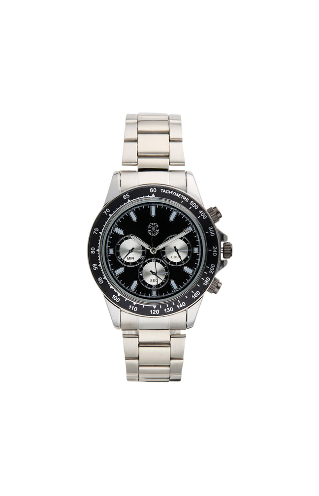 Montre à quartz - Alliage argenté - Homme