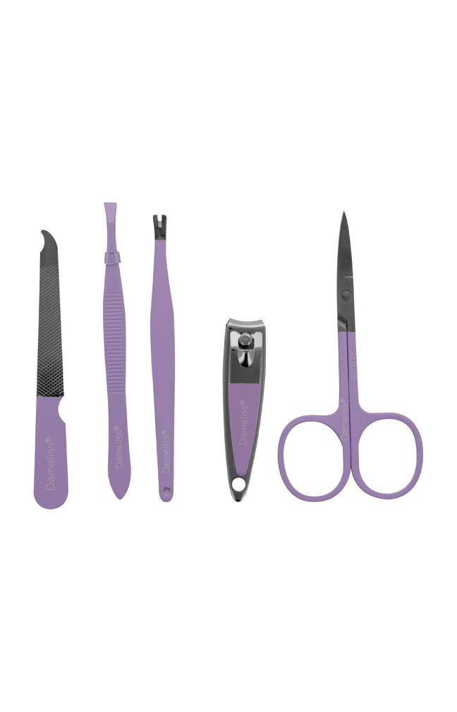 Kit manucure - 5 accessoires - Violet
