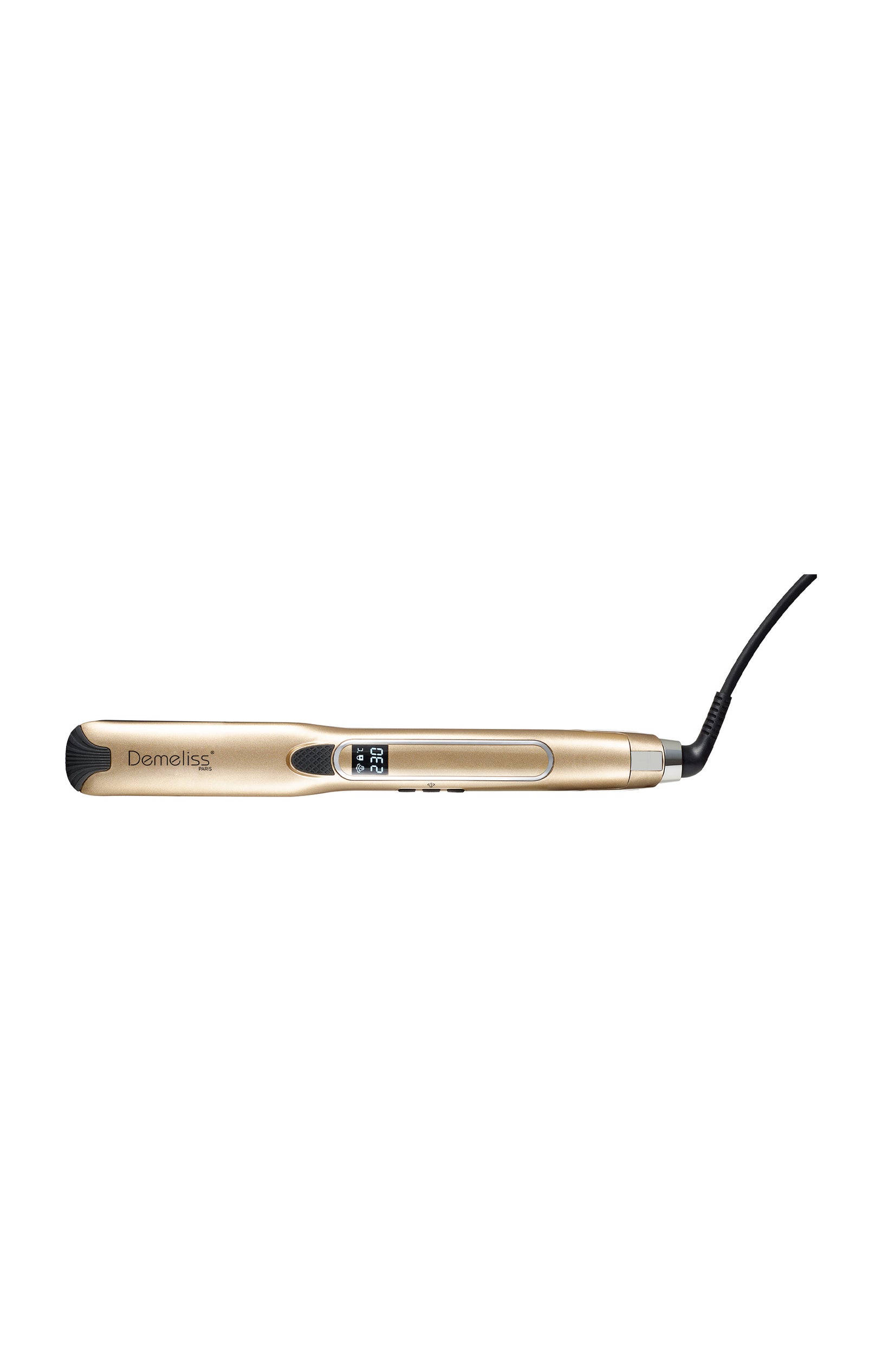 Lisseur vapeur professionnel - Plaques titanium - 230°C - Doré
