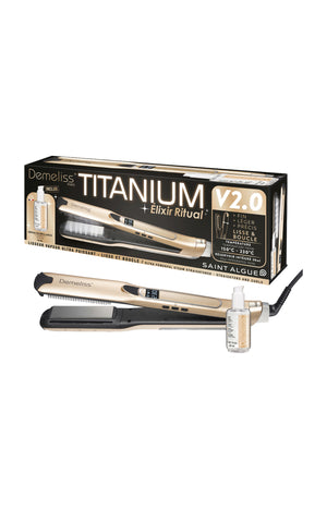 Coffret lisseur & soin démêlant - Titanium 2.0 - 2 produits