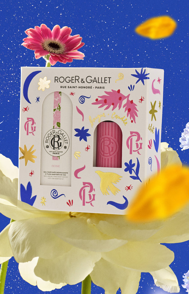Coffret parfumé - Rose - Eau de parfum & bougie