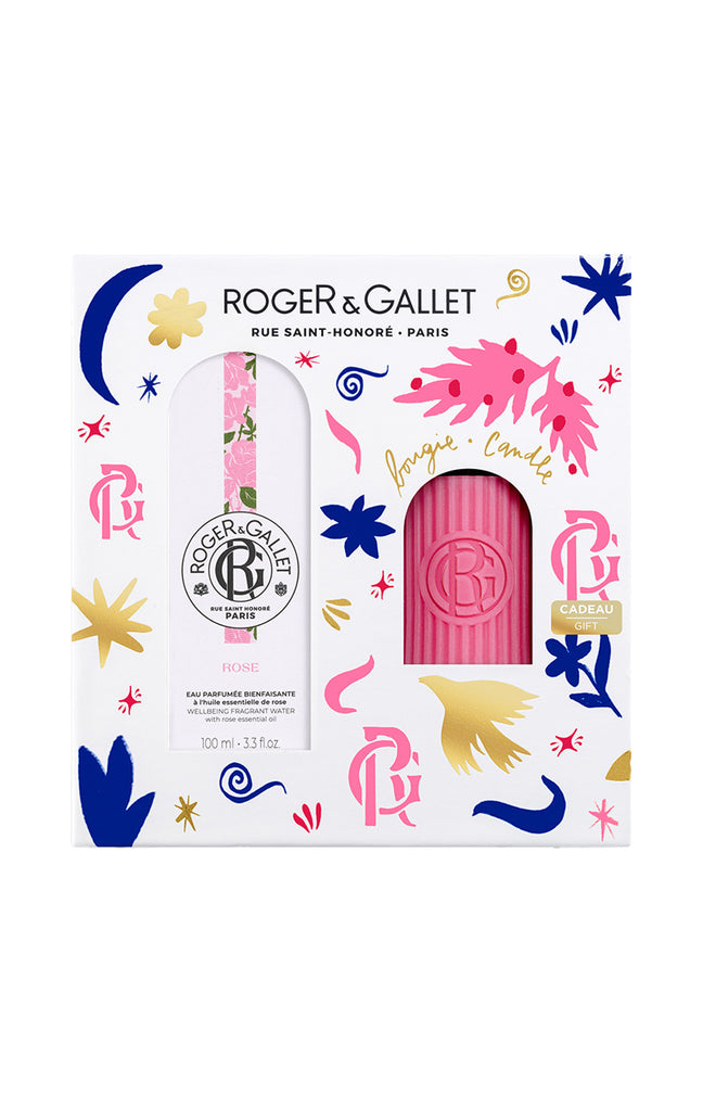 Coffret parfumé - Rose - Eau de parfum & bougie