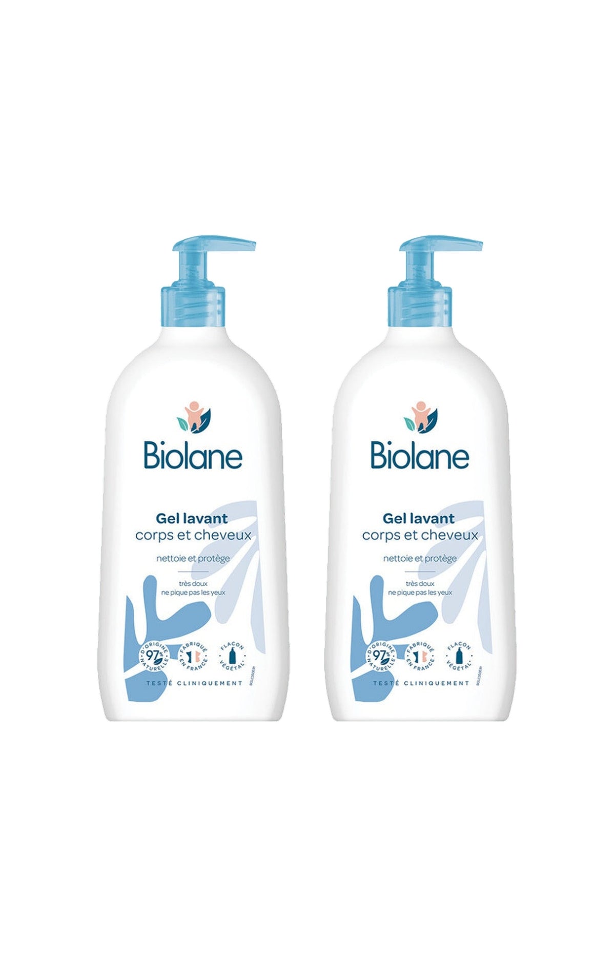 Gels lavants 2-en-1 - Corps & cheveux - Bébé - 2 x 350 ml