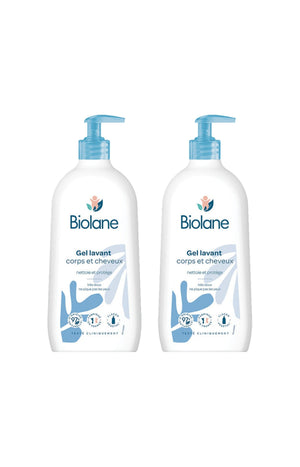 Gels lavants 2-en-1 - Corps & cheveux - Bébé - 2 x 350 ml