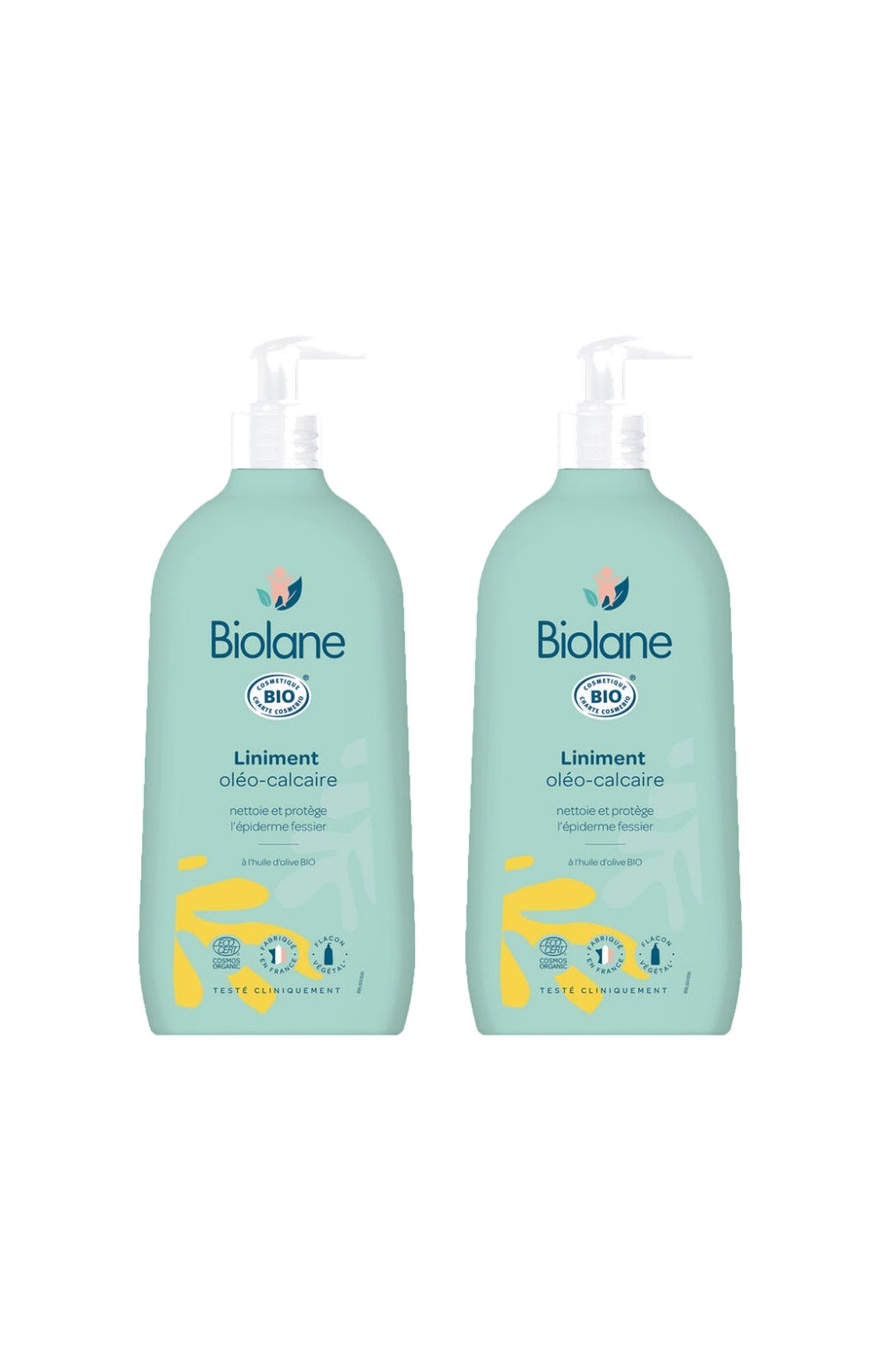Liniments oléo-calcaire bio - Corps - Bébé - 2 x 500 ml